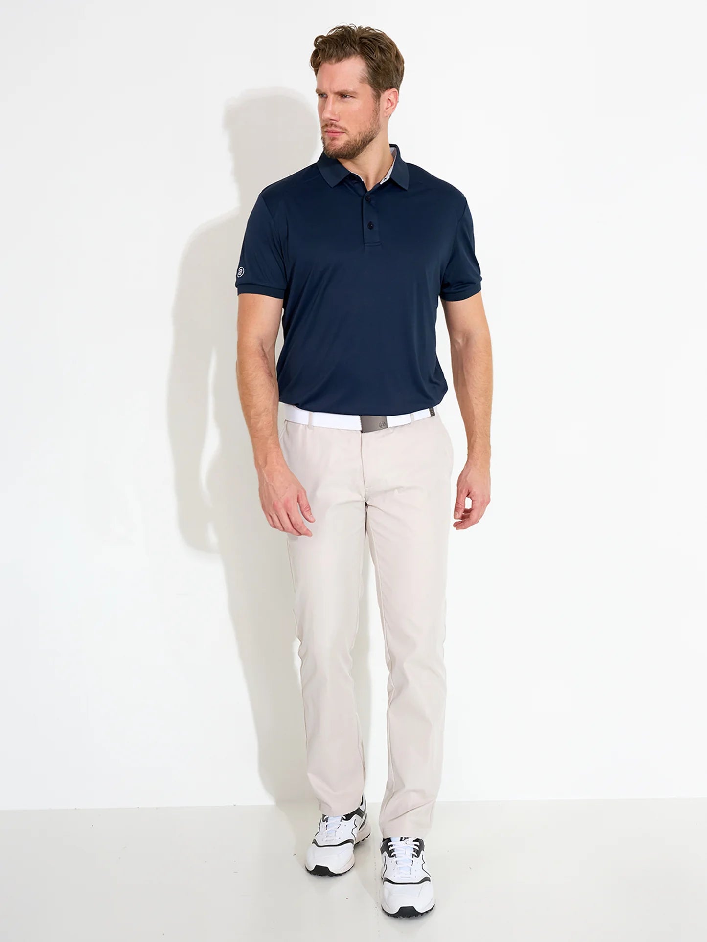 Mens Hammel recycled polo - navy