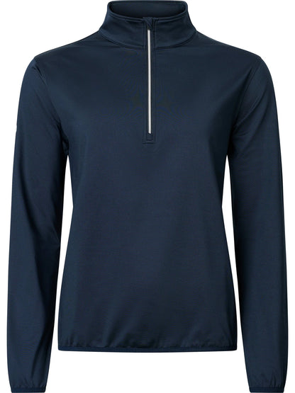 Lds Cradoc halfzip fleece - navy