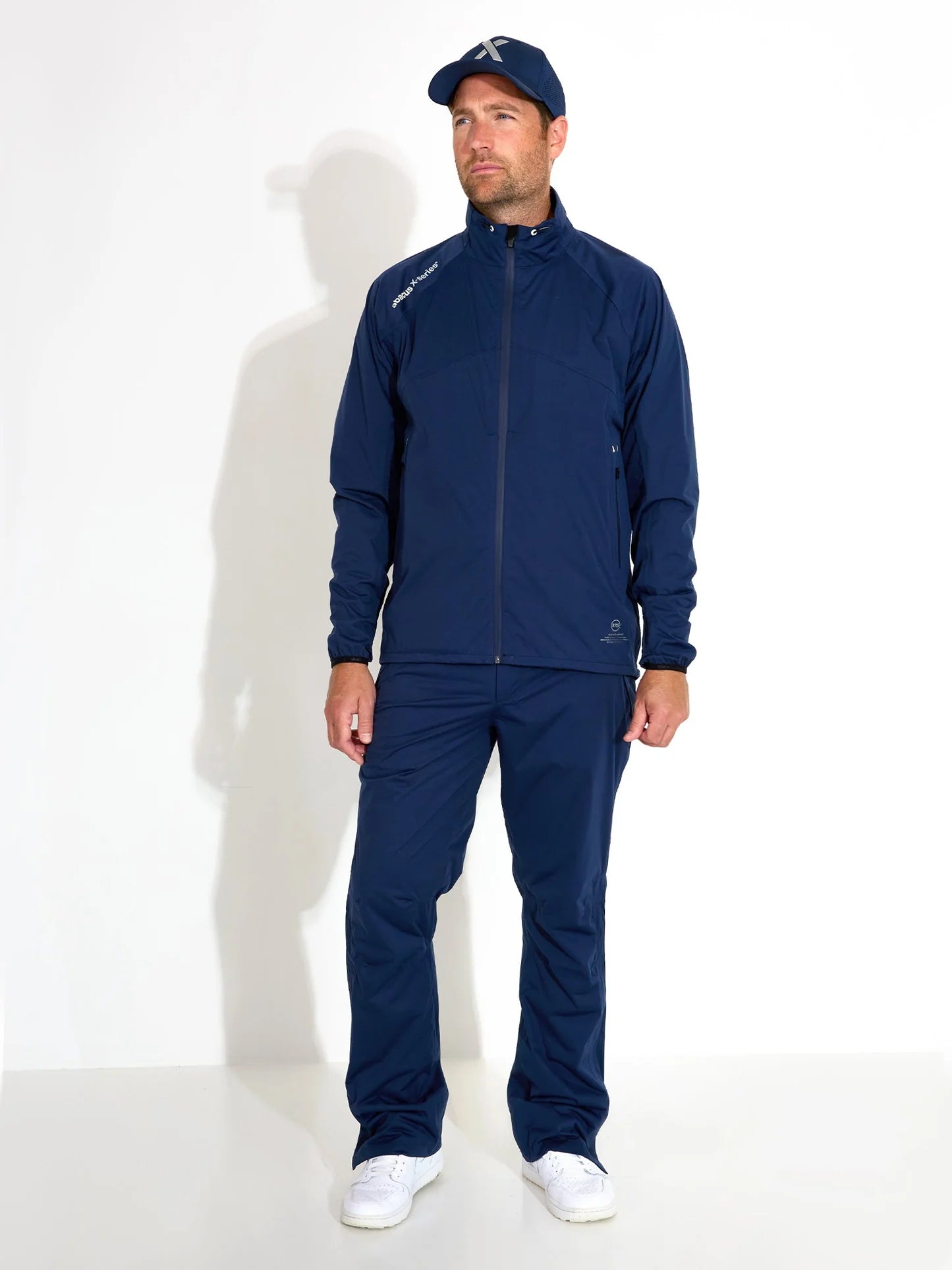 Mens Pitch 37.5 technology rainjacket - midnight navy