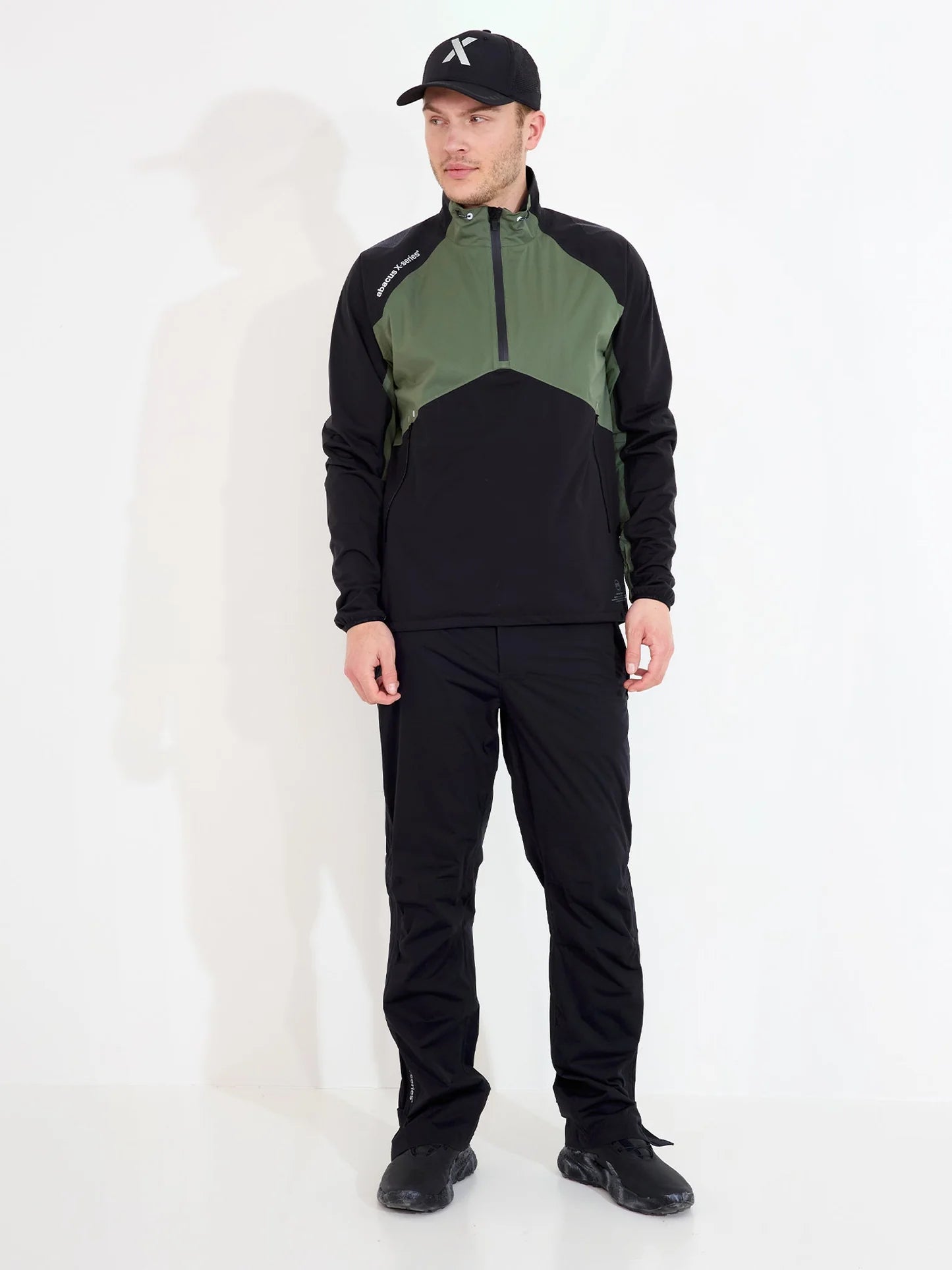 Mens Pitch 37.5 technology waterproof halfzip - forest