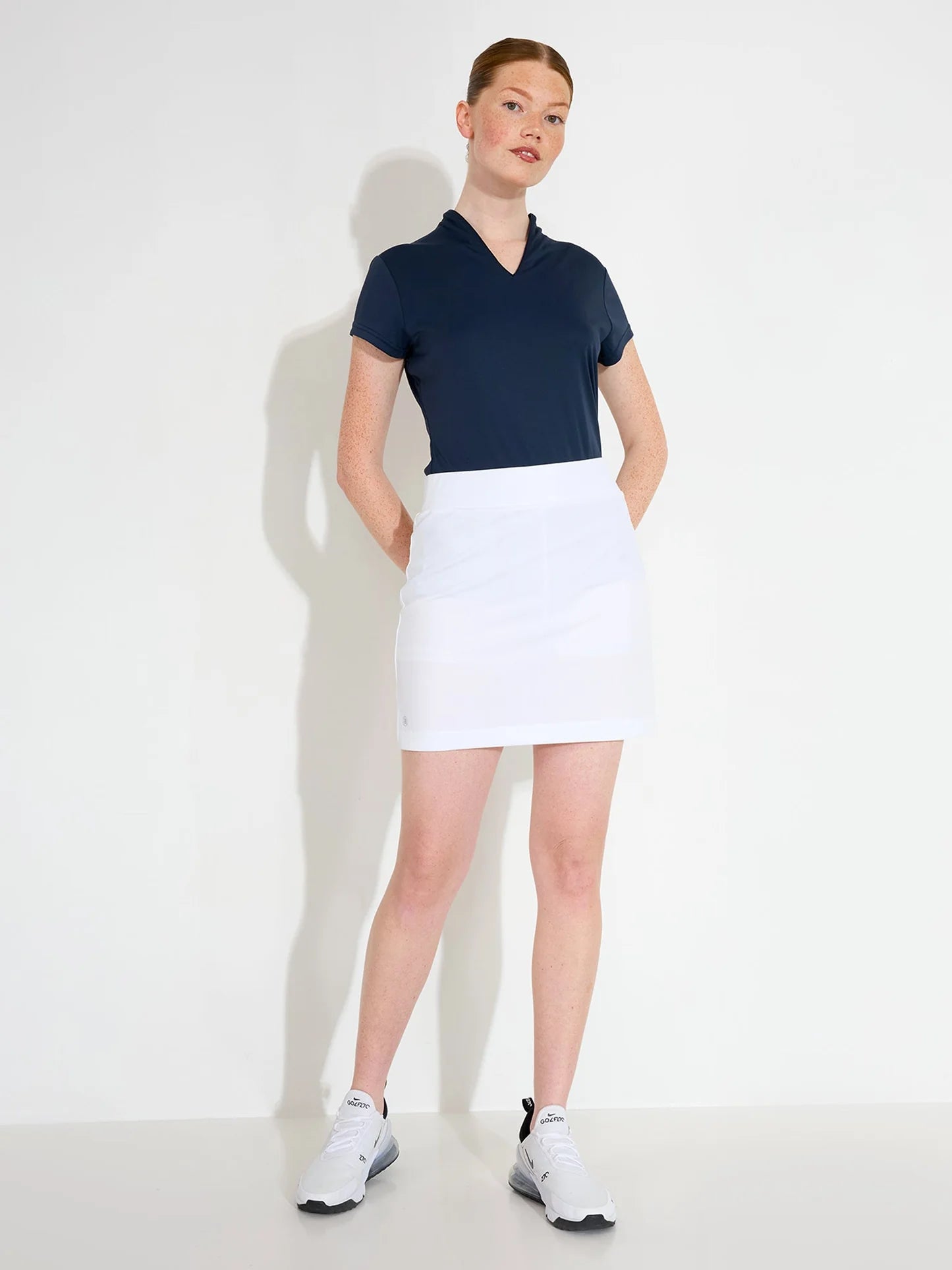 Lds Cray recycled skorts - white