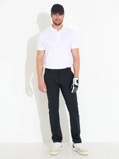 Mens Cleek flex trousers - black