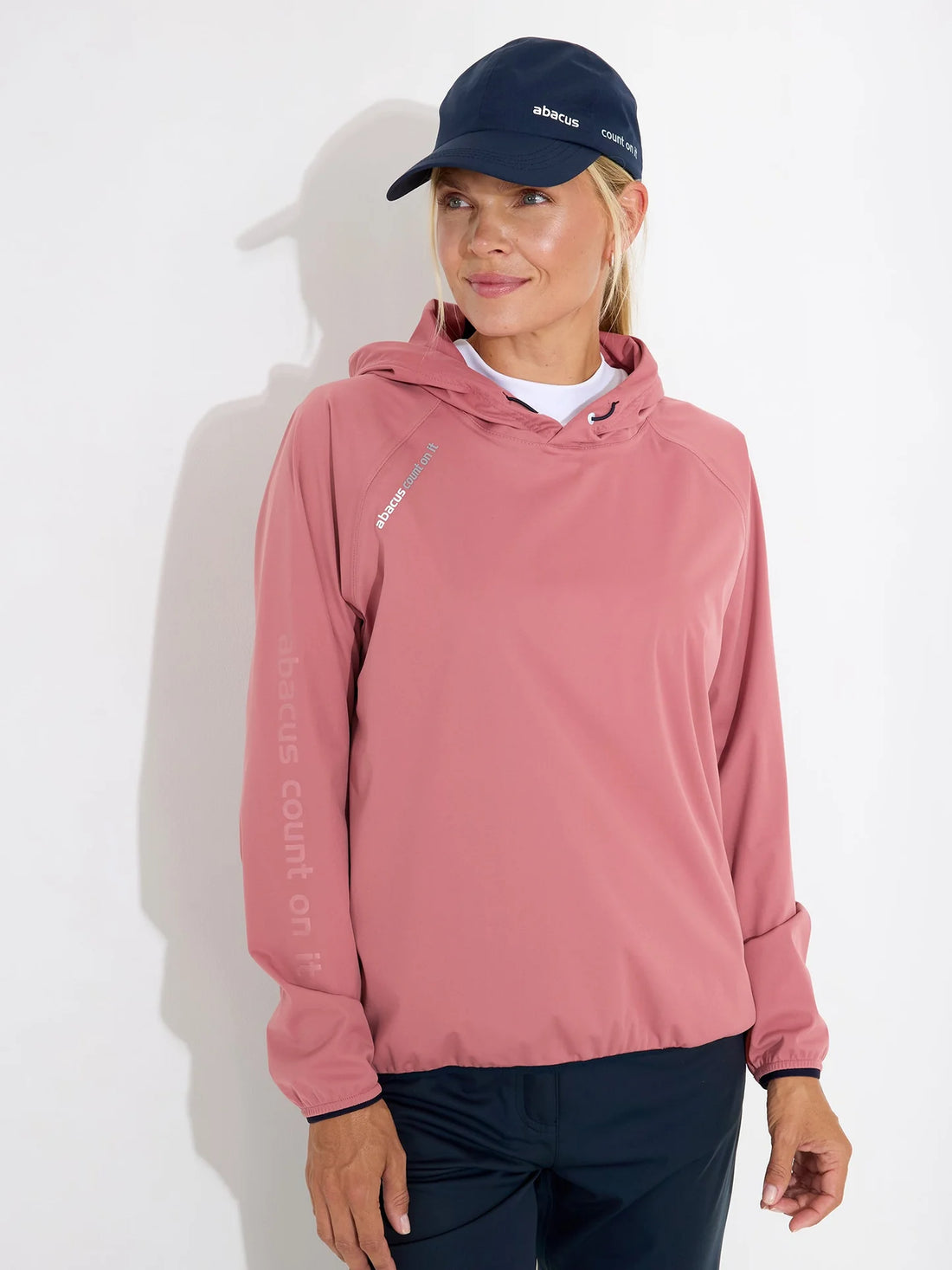 Lds Bounce waterproof hoodie - dusty rose