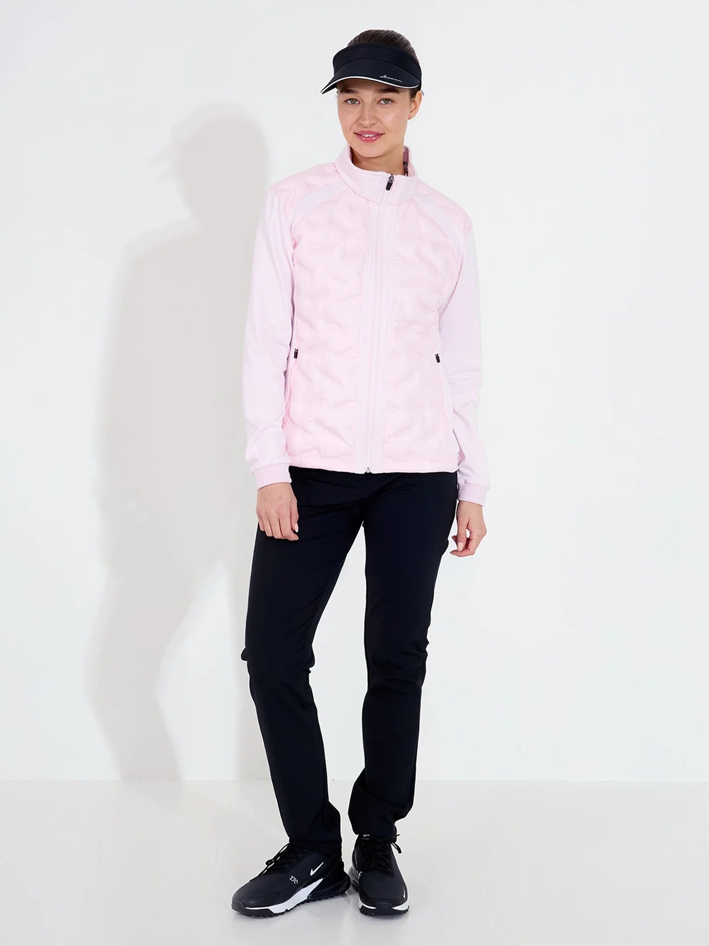 Lds Portrush hybrid jacket - lt.pink