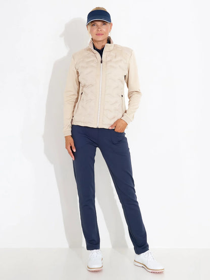 Lds Portrush hybrid jacket - lt.sand