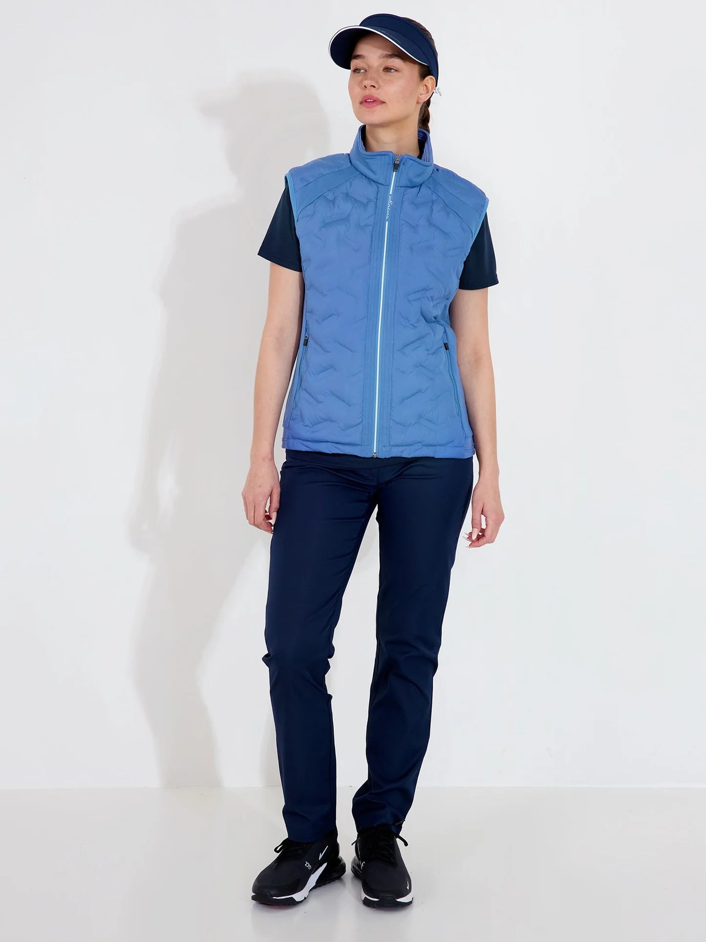 Lds Portrush hybrid vest - horizon blue