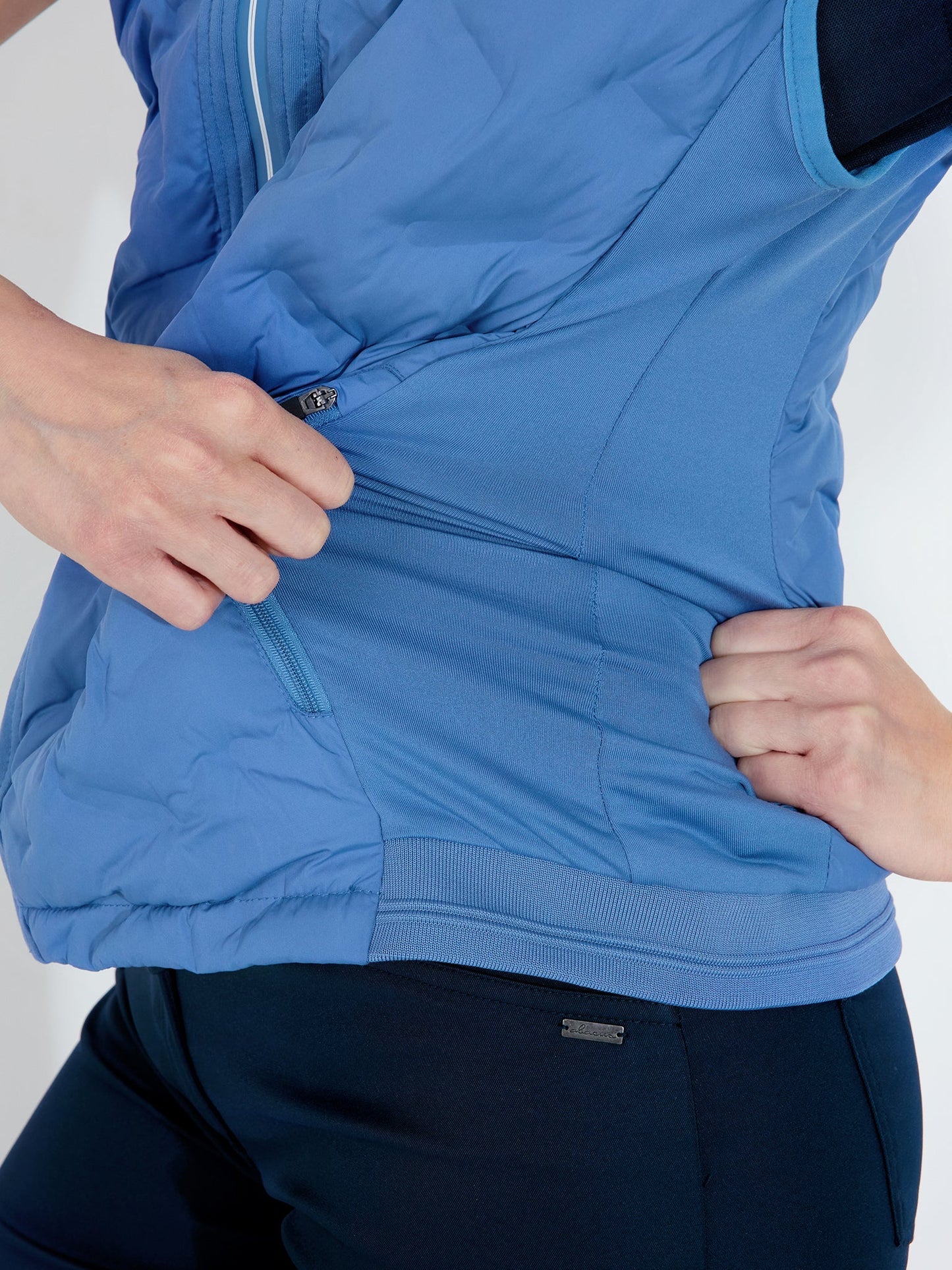 Lds Portrush hybrid vest - horizon blue