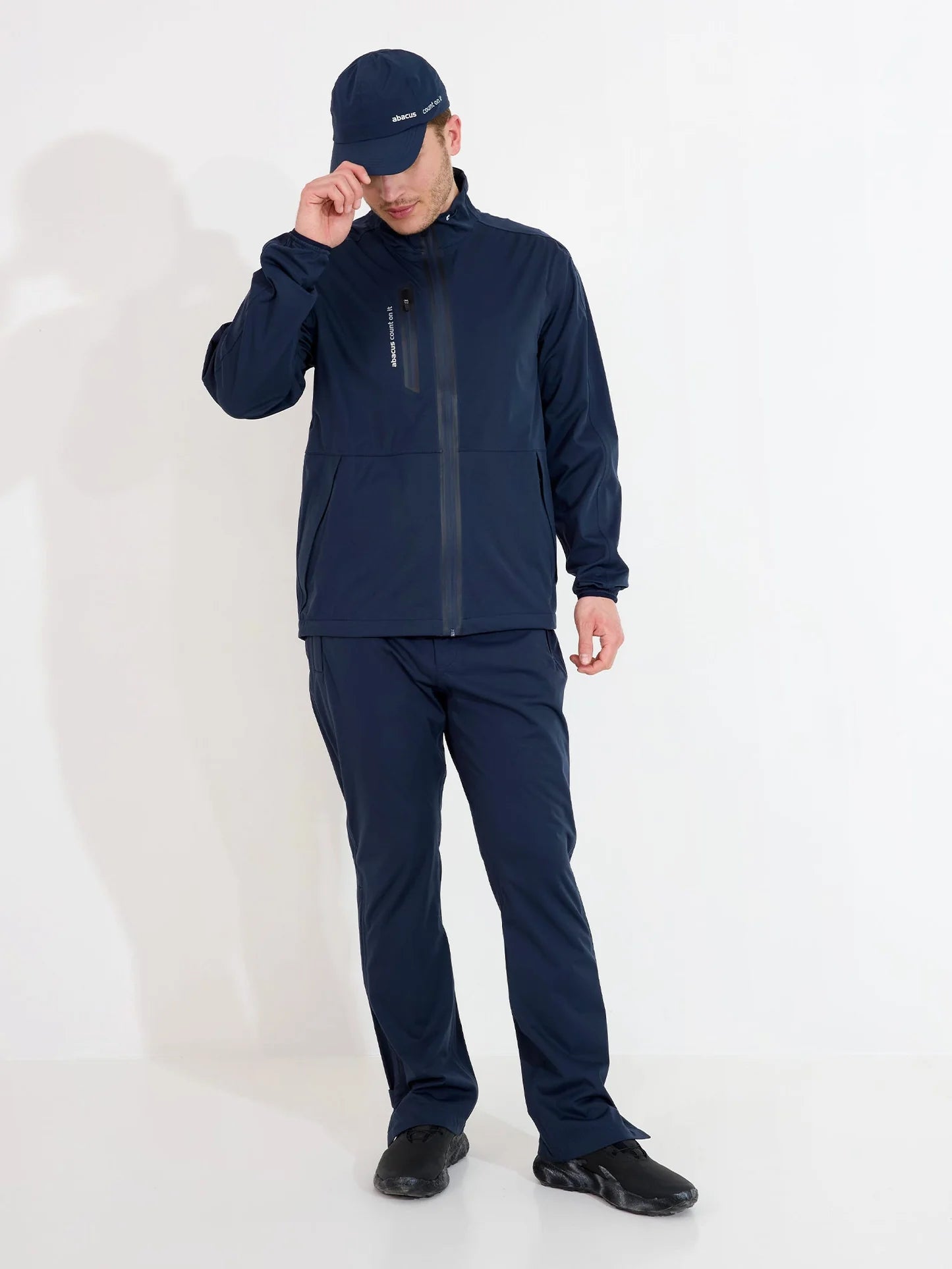 Mens Bounce rainjacket - navy