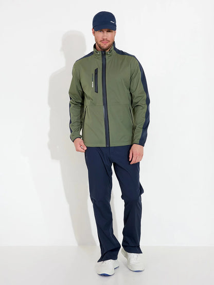 Mens Bounce rainjacket - navy/ forest