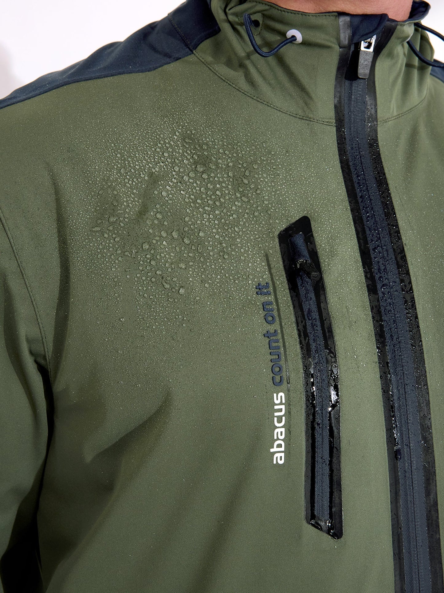Mens Bounce rainjacket - navy/ forest