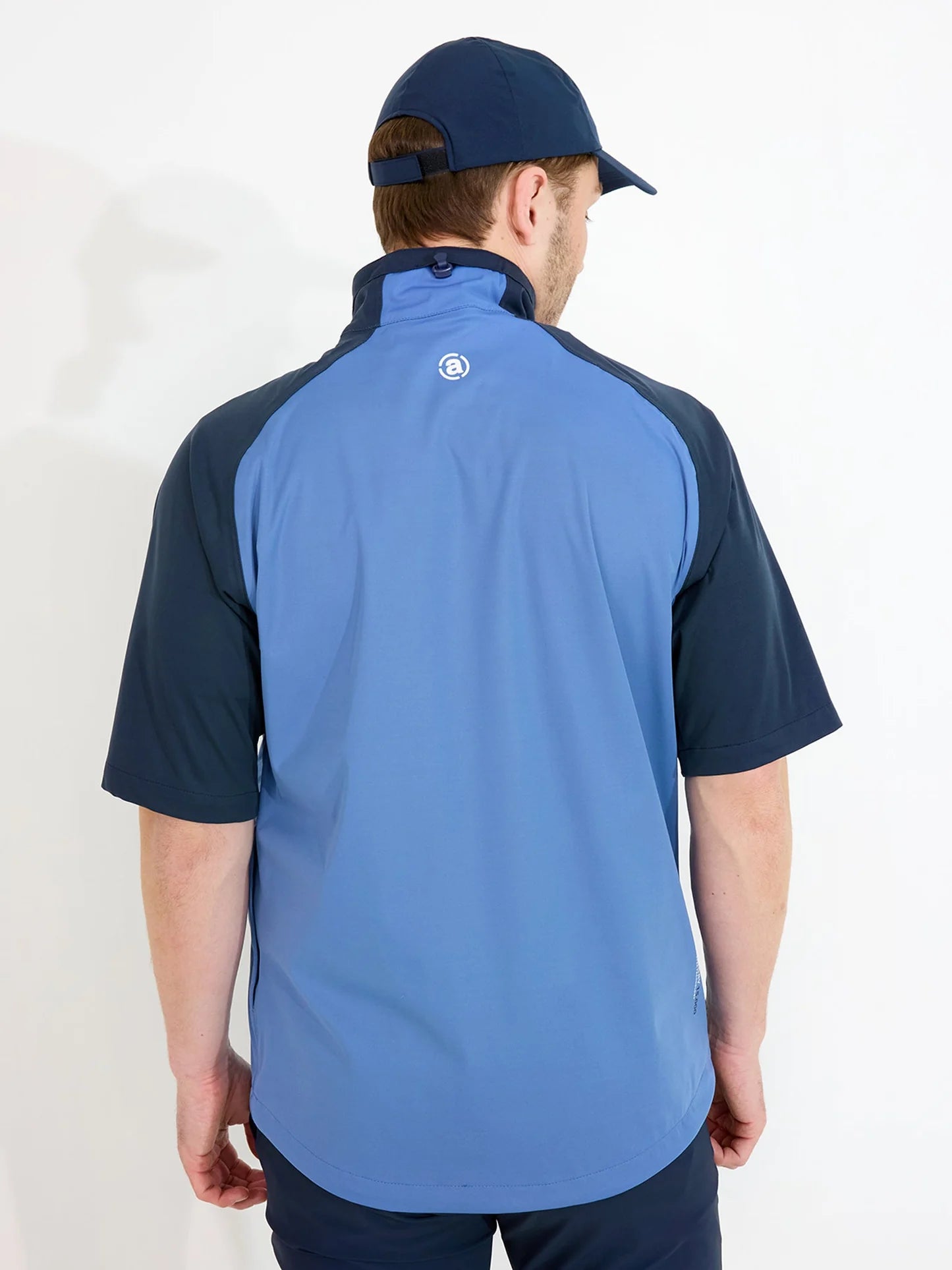 Mens Bounce rainshirt - horizon blue