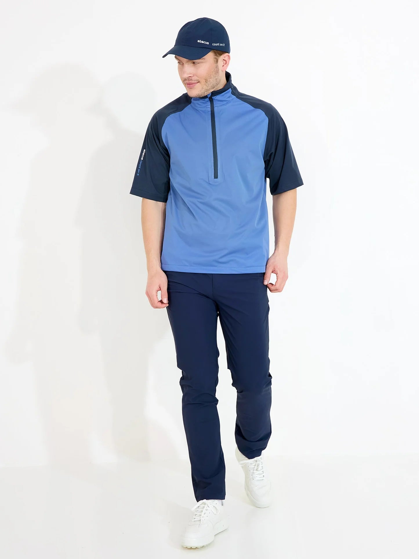 Mens Bounce rainshirt - horizon blue