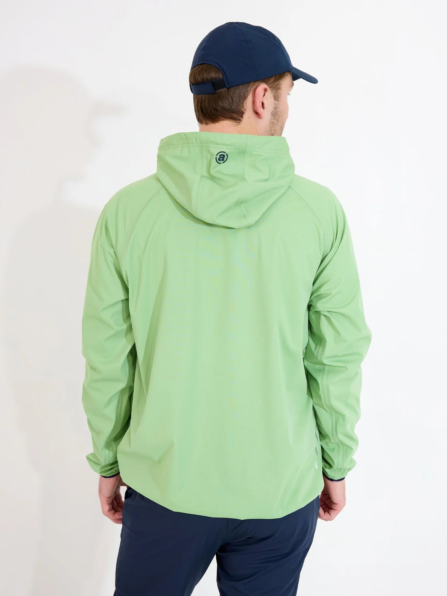 Mens Bounce waterproof hoodie - apple