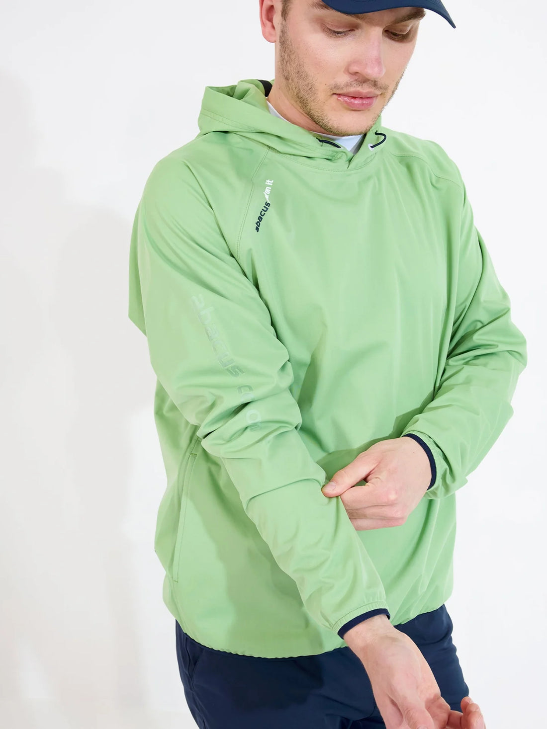 Mens Bounce waterproof hoodie - apple