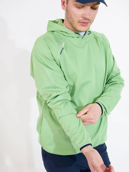 Mens Bounce waterproof hoodie - apple