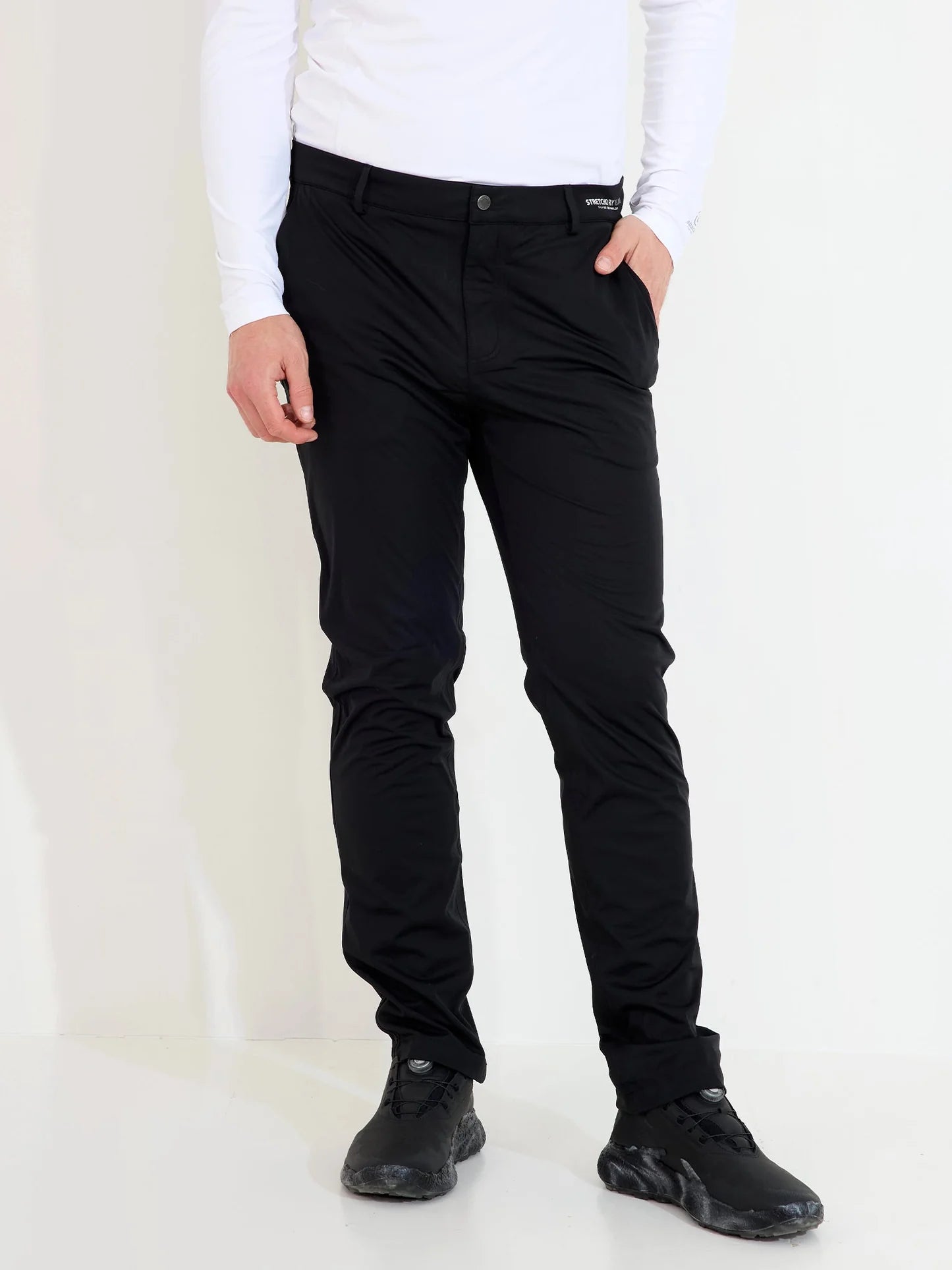 Mens Bounce waterproof trousers - black