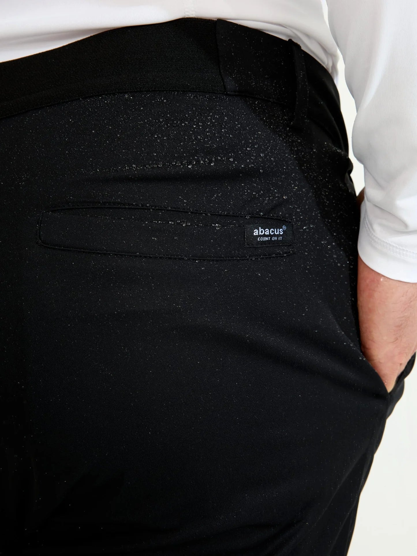 Mens Bounce waterproof trousers - black