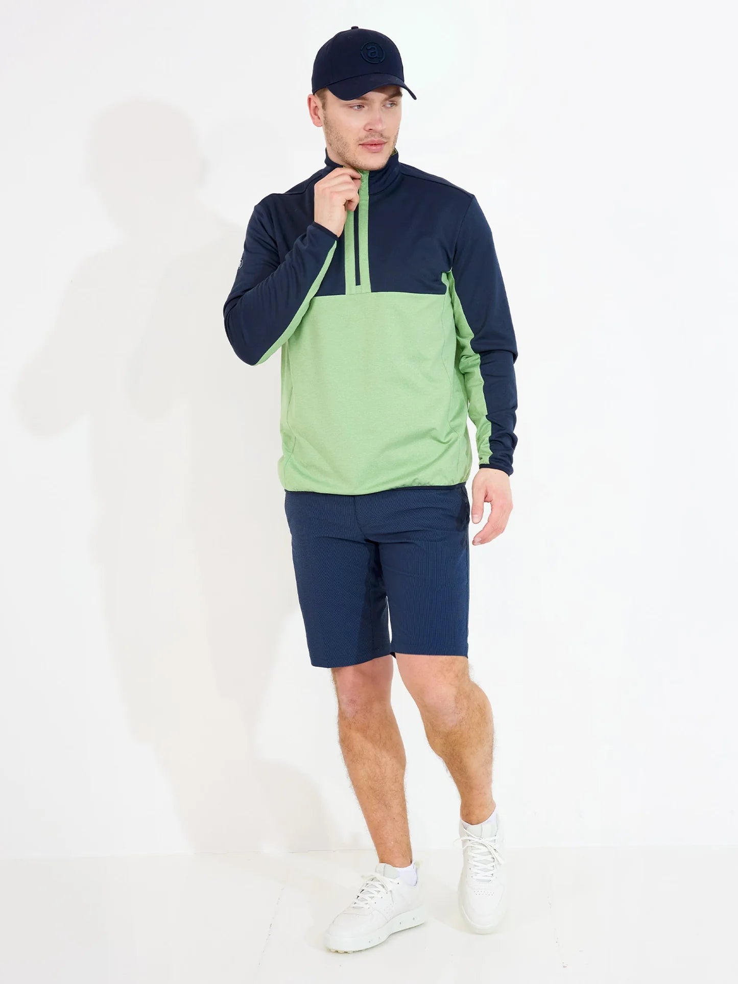 Mens Erne midlayer - apple/navy