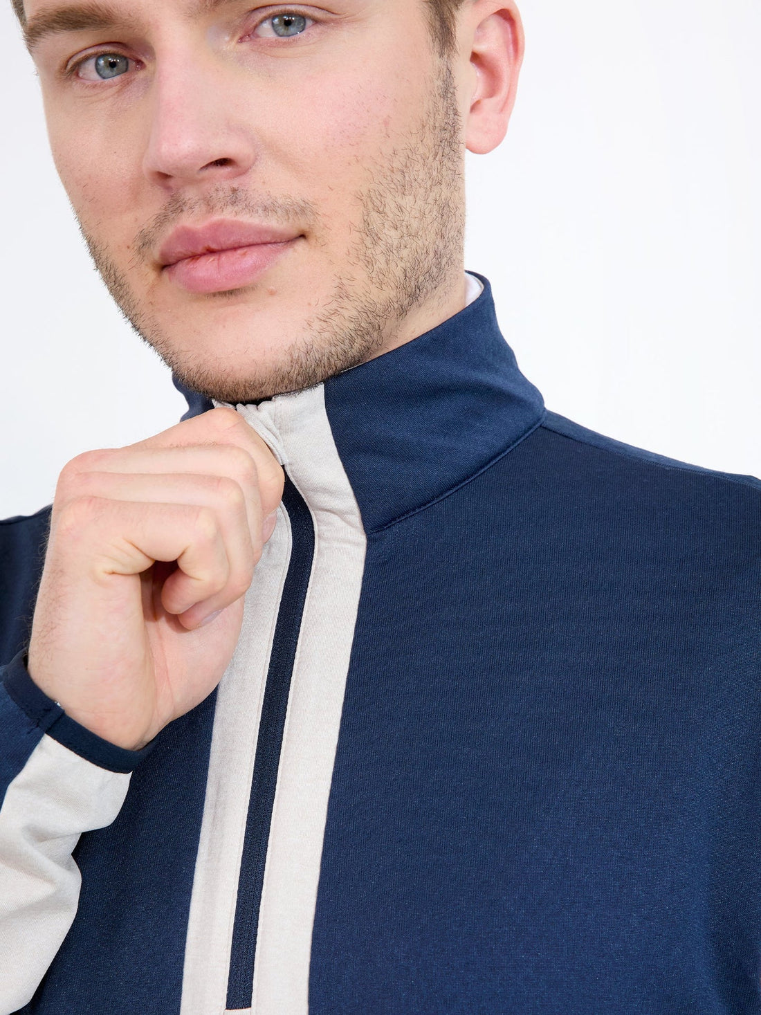 Mens Erne midlayer - clam melange