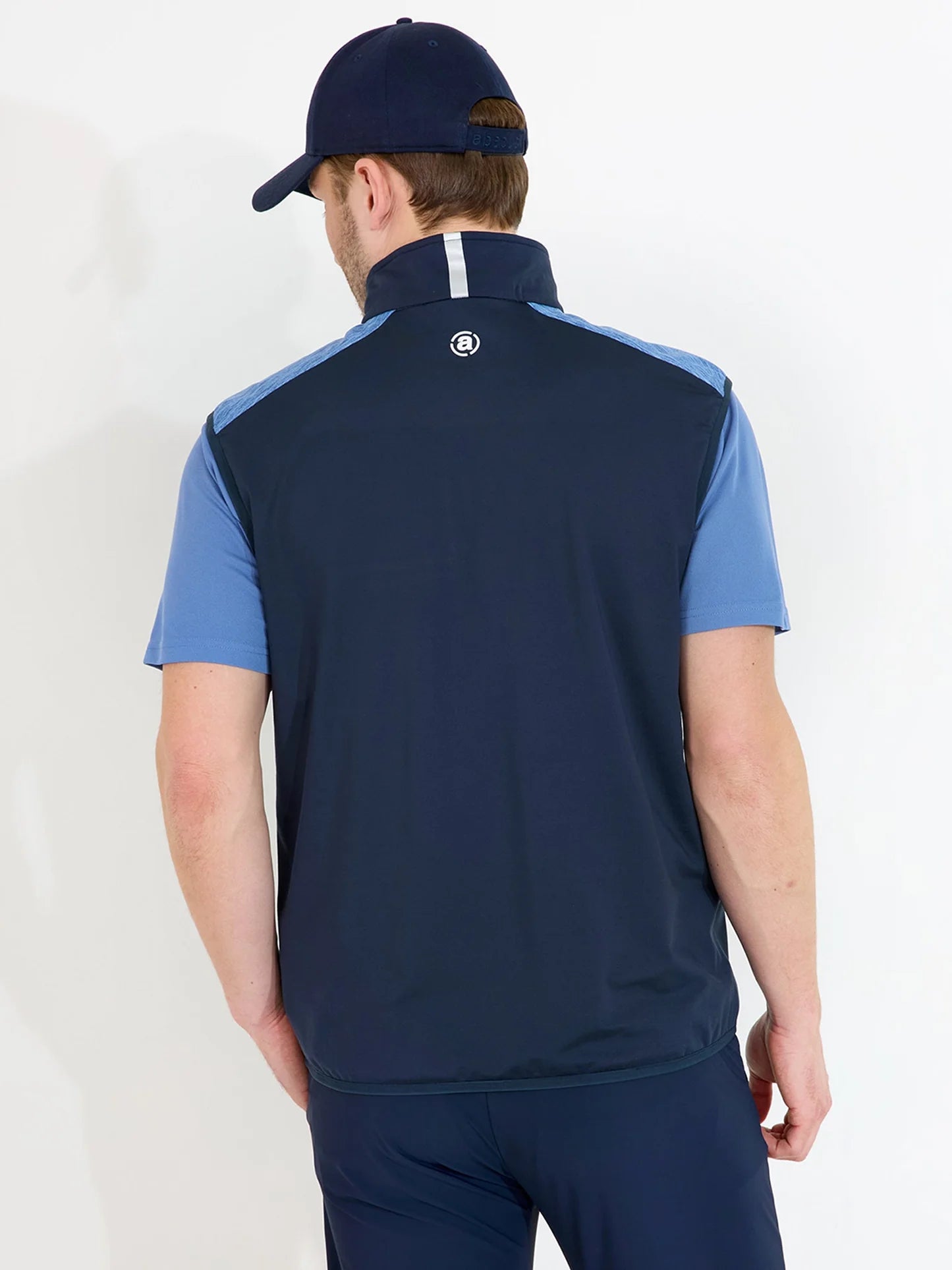 Mens Kingsbarns hybrid vest - horizon blue