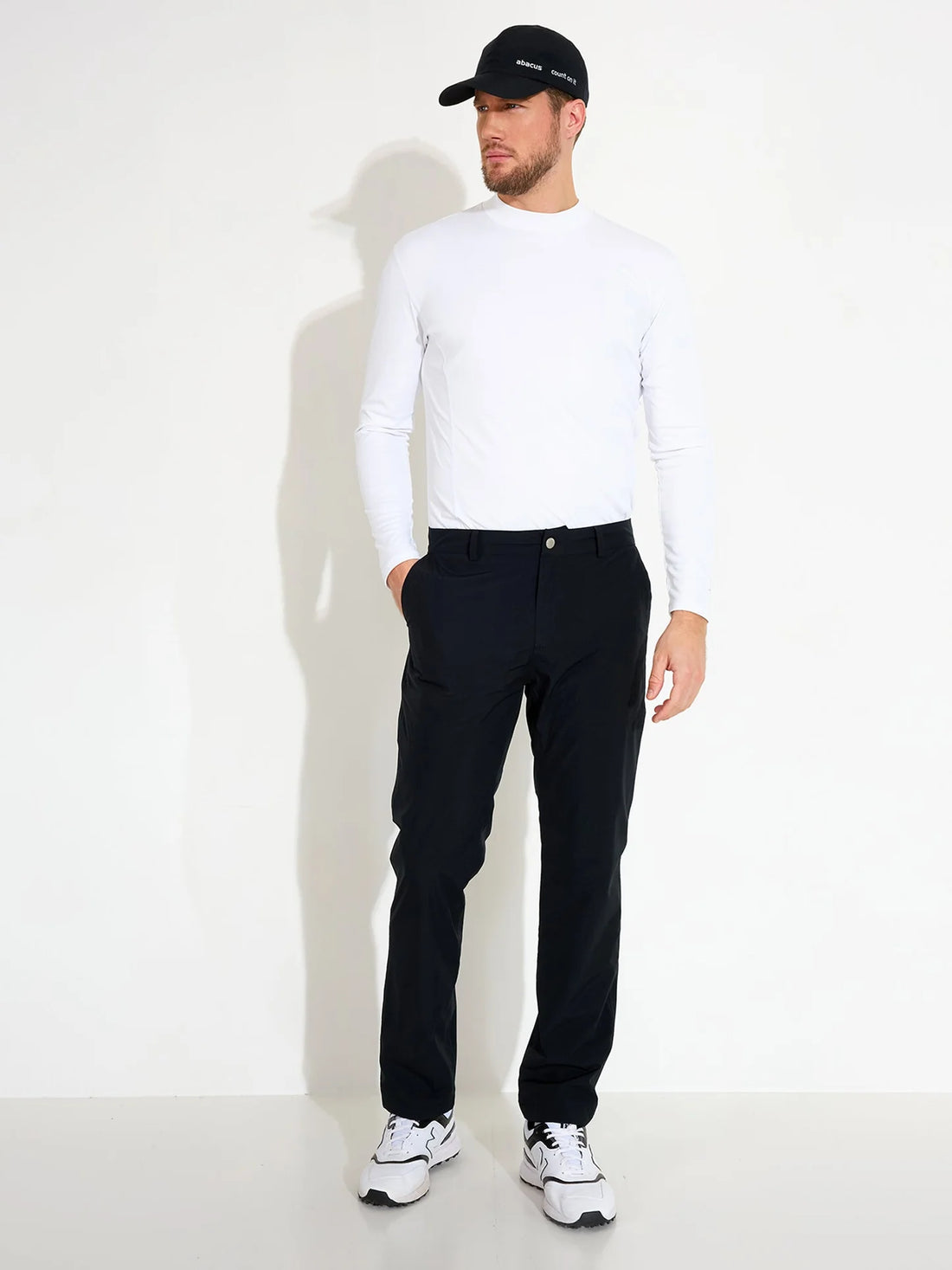 Mens Links warm waterproof trousers - black