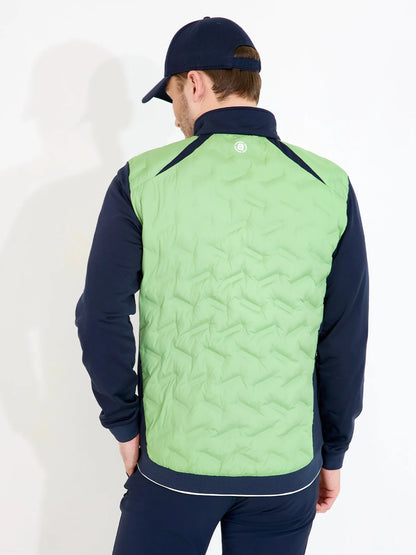 Mens Portrush hybrid jacket - apple/navy