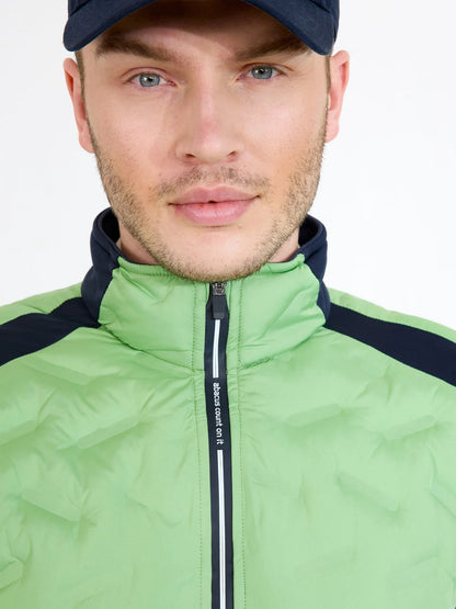 Mens Portrush hybrid jacket - apple/navy