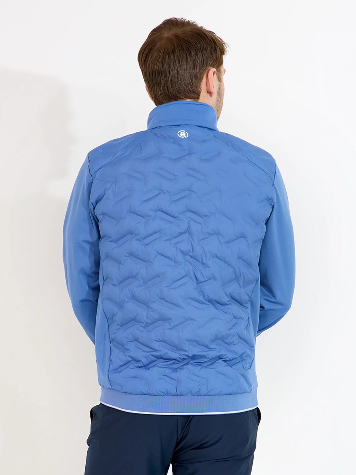 Mens Portrush hybrid jacket - horizon blue