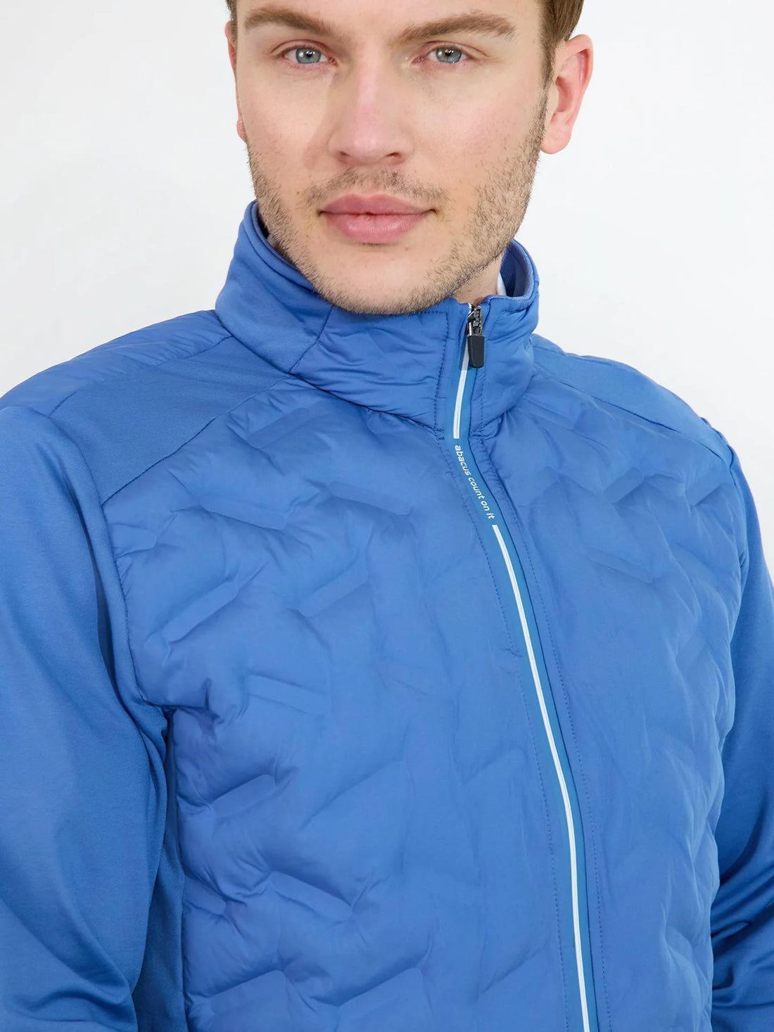 Mens Portrush hybrid jacket - horizon blue