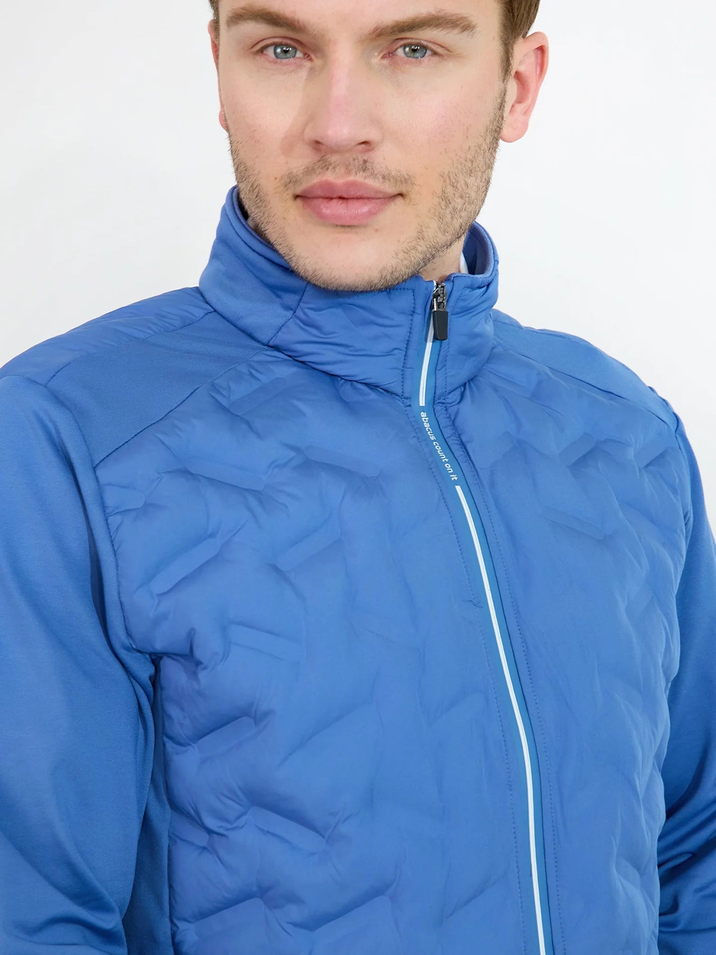 Mens Portrush hybrid jacket - horizon blue