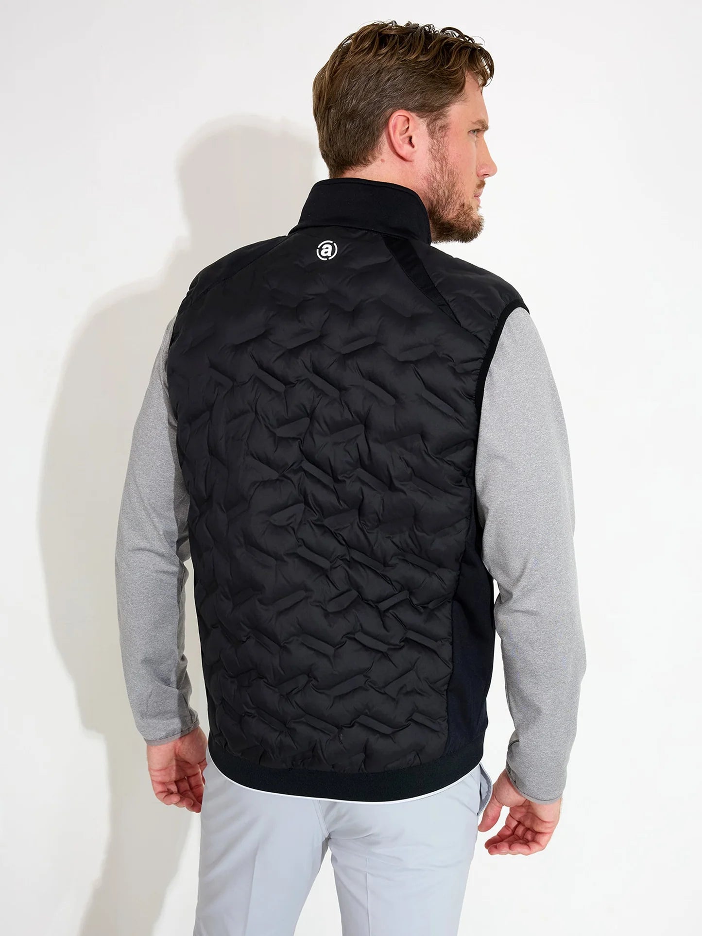 Mens Portrush hybrid vest - black
