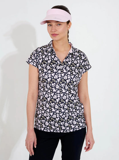 Lds Victoria drycool cupsleeve - black flower