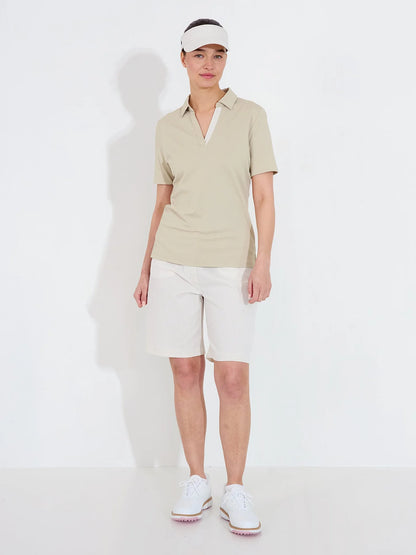Lds Bovey halfsleeve - lt.sand