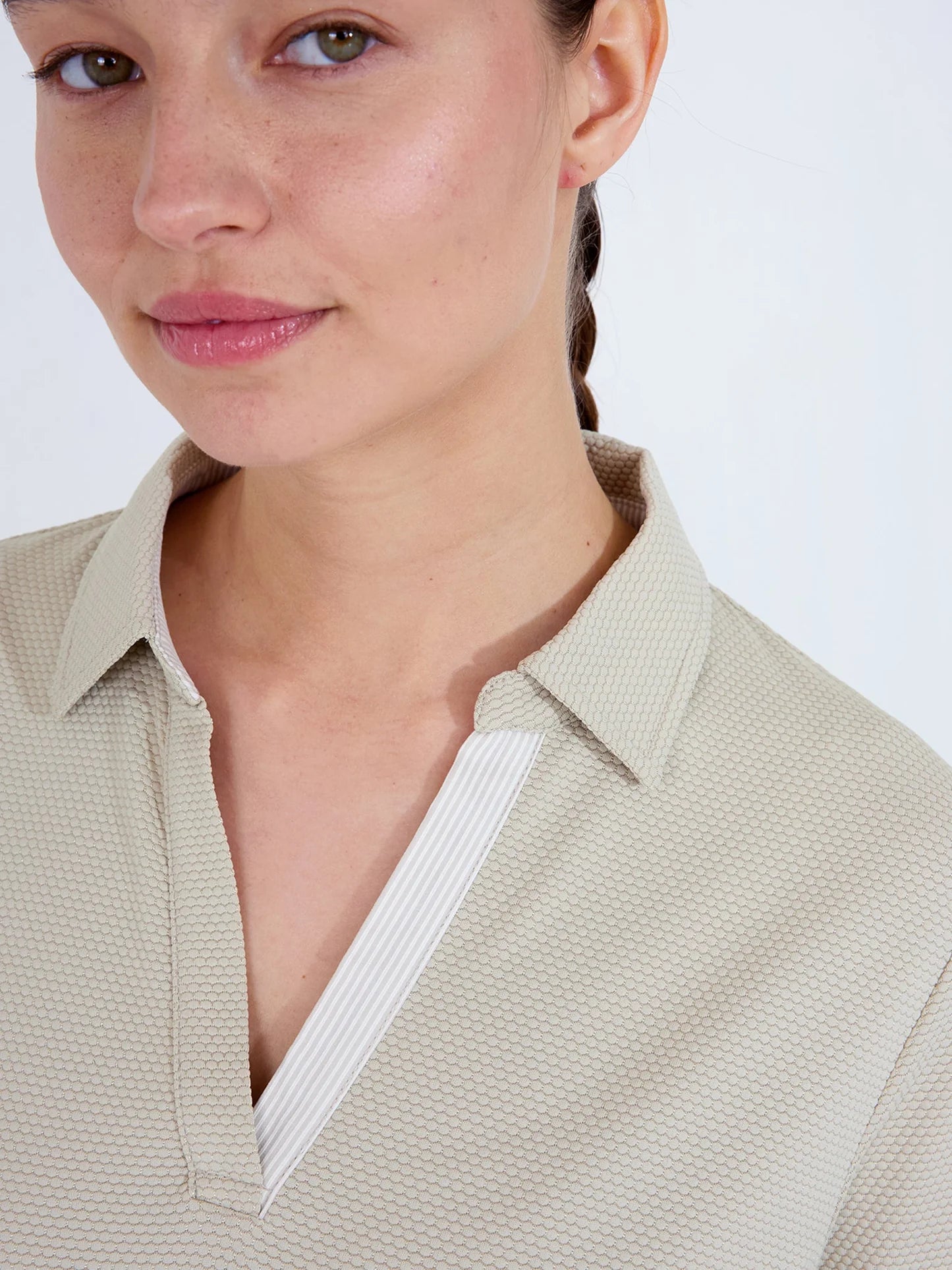 Lds Bovey halfsleeve - lt.sand
