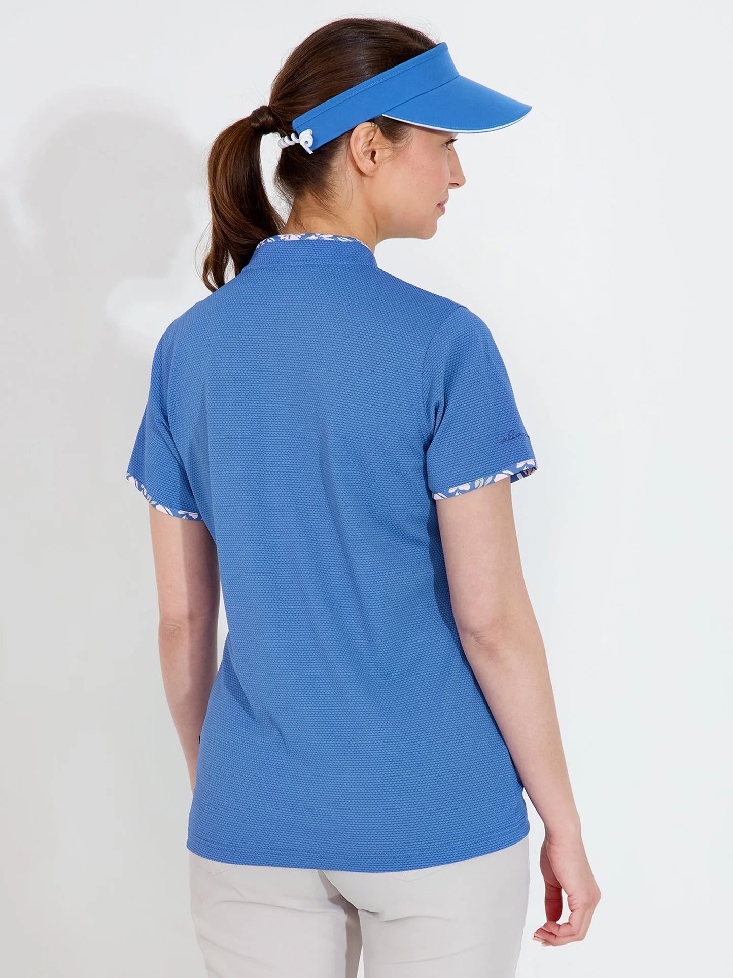 Lds Victoria polo - horizon flower