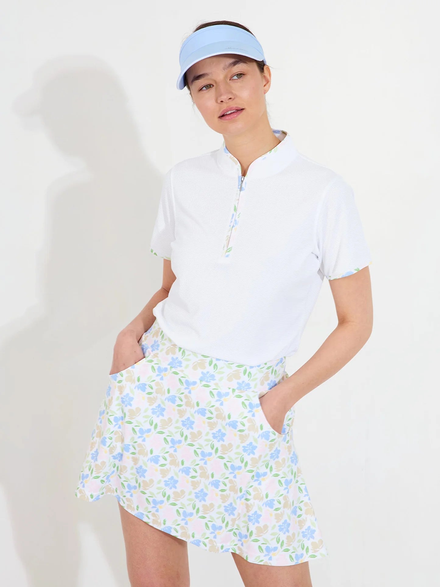 Lds Victoria polo - flora