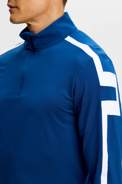Keaton Quarter Zip Mid Layer - Estate Blue