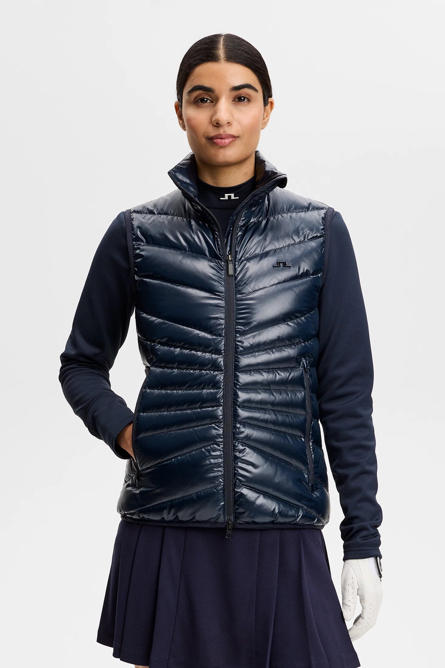 Lara Light Down Vest - Navy