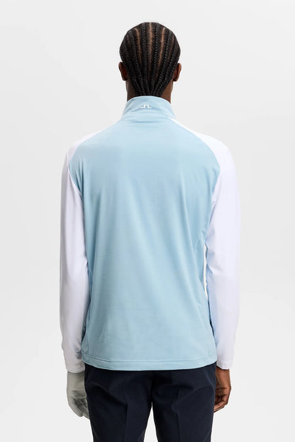 Blake Zip Mid Layer - Forget-Me-Not