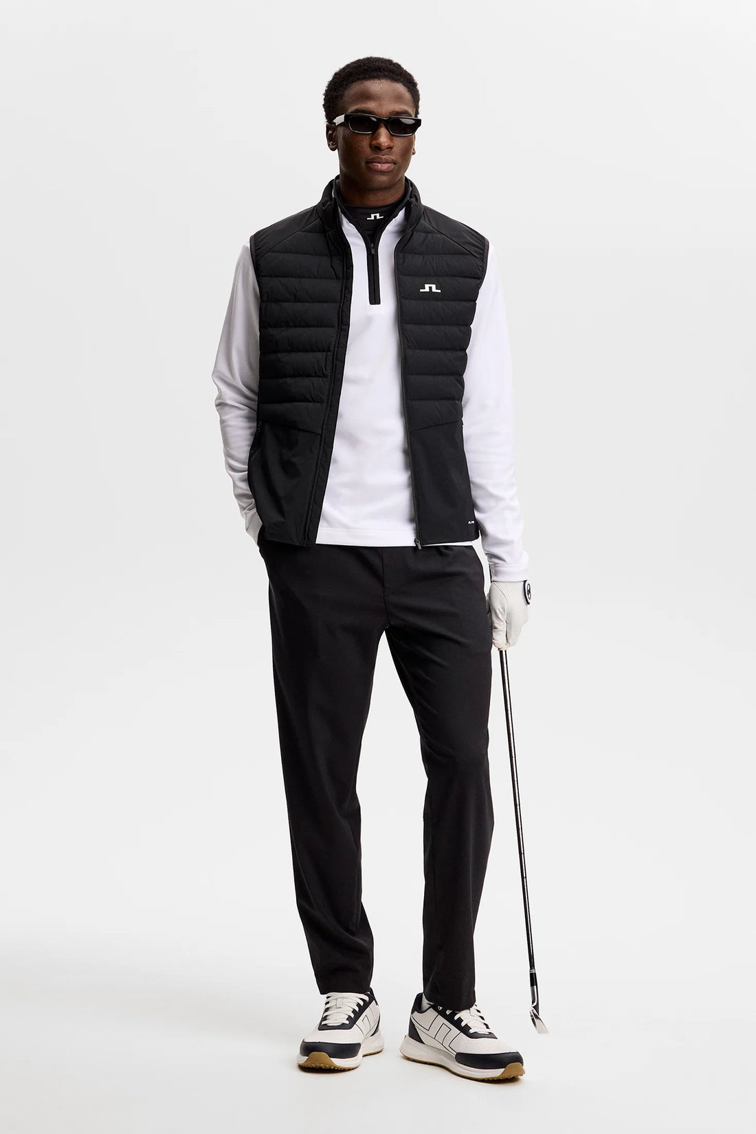 Clide Quarter Zip Mid Layer - White
