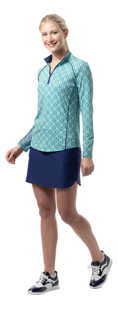 SOLSTYLE SOLID 17SKORT - NAVY