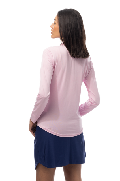 SOLMELANGE L/S STRIPE MOCK - RSQMWH