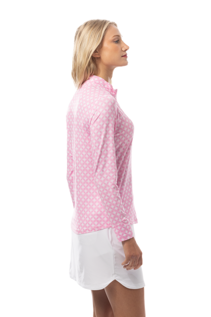 SOLMELANGE L/S PRINT MOCK - HARPIN