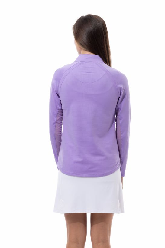 Soltek Raglan Sleeve Zip Mock