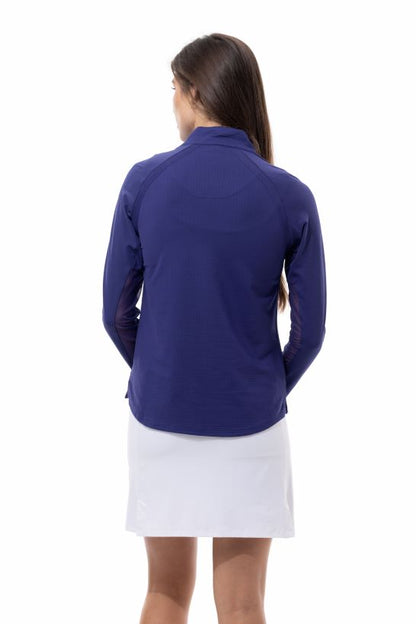 Soltek Raglan Sleeve Zip Mock