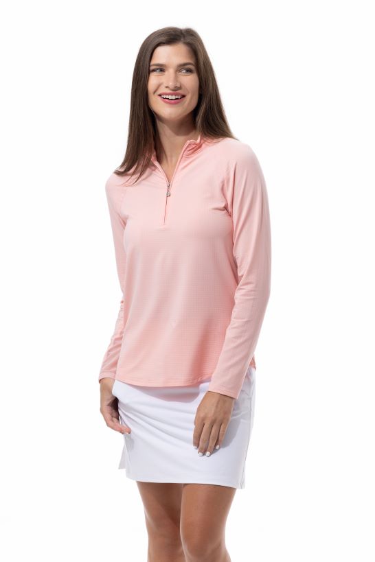 Soltek Raglan Sleeve Zip Mock