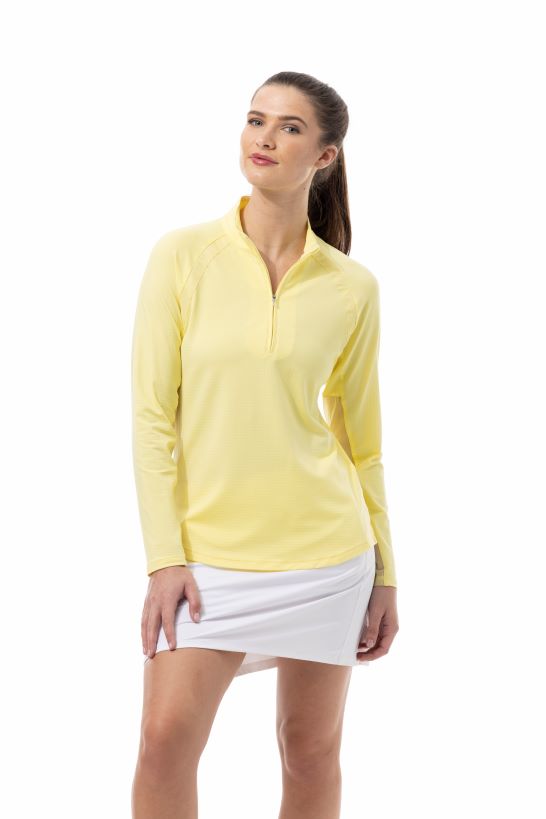 Soltek Raglan Sleeve Zip Mock