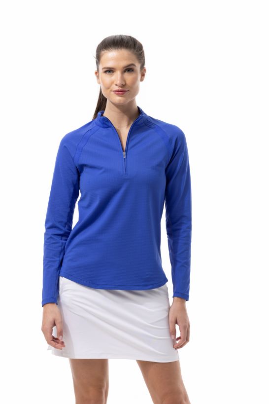Soltek Raglan Sleeve Zip Mock
