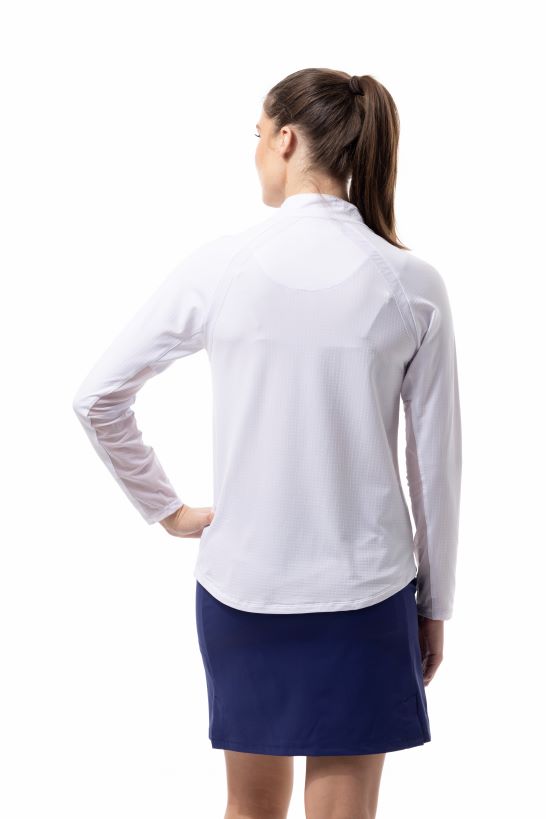 Soltek Raglan Sleeve Zip Mock