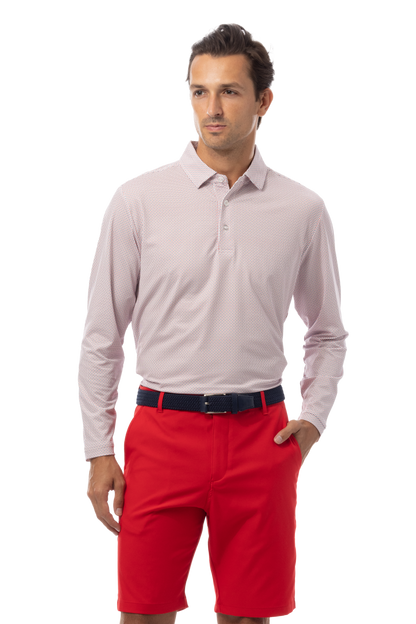 SOLTEKICE LONG SLEEVE POLO - MATRN